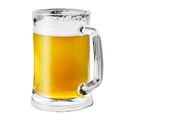 beer mug isolated on white background