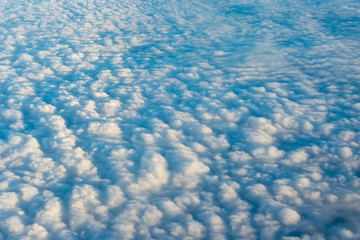 Sky and Cloud view on the plane