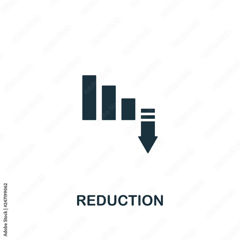 Poster reduction icon. premium style design, pixel perfect reduction icon for web design, apps, software, p
