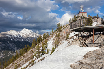 Naklejka premium Sulphur Mountain in Banff National Park