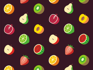 Fototapeta na wymiar Vector illustration of fruit.