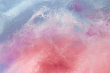 trend color of the year, coral and purple background, cotton candy