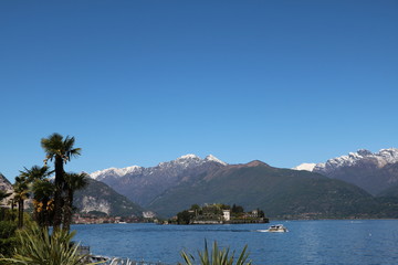 Obraz premium Boattrip at Lake Maggiore, Piedmont Italy