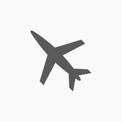 airplane icon, plane vector