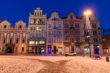 Fototapeta na wymiar Republic Square in Pilsen