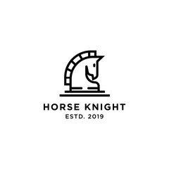 Horse Knight Logo Design Inspiration