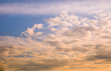 Obraz premium Clear sky background in summer