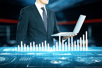 Technology and finance concept