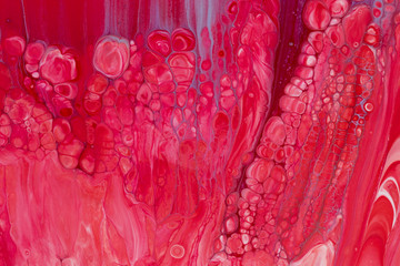 Abstract picture of pink paints