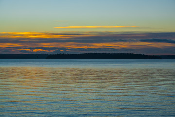 Obraz premium Hazy Northwest Sunset 2