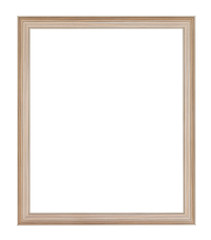 Obraz premium empty modern carved wooden picture frame