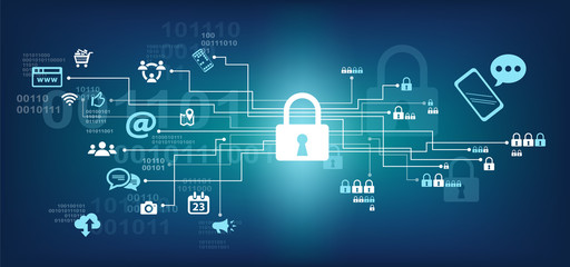 Data protection concept – vector illustration