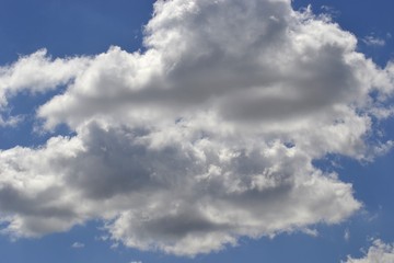 clouds in blue sky