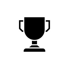 trophy icon vector. trophy vector design. sign design. flat style. Vector EPS 10