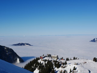 skiing swiss Montain 