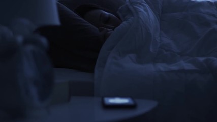 Phone alarm ringing early in the morning