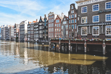 Fototapeta na wymiar Amsterdam - big city in Hollandy