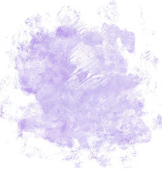Grunge hand drawn with a brush. Curved brush stroke. violet color