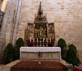 Ein schöner Altar im Bamberger Dom.