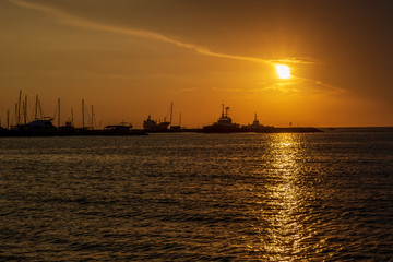 Sunset in Santa Marta Colombia