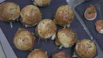 snacks and food on furshet table