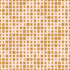 Halftone seamless abstract background with squares. Infinity geometric pattern. Vector illustration.    