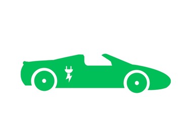 Voiture de sport &eacute;lectrique