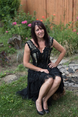 Barrock Kleid im Grünen