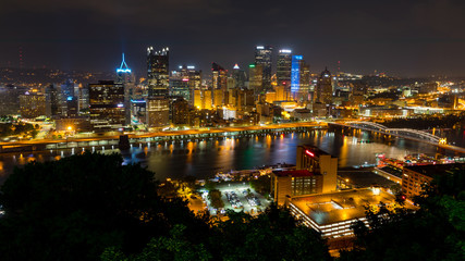 Pittsburgh at night