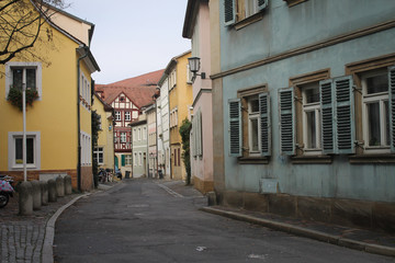 Fototapeta na wymiar Historic Bamberg Street