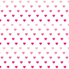 Heart background vector pattern - St Valentines day illustration repeating hearts popular love heart decor inspiration idea