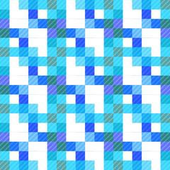 Seamless pattern background from a variety of multicolored squares.