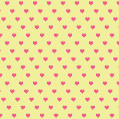 Heart background vector pattern - St Valentines day illustration repeating hearts popular love heart decor inspiration idea