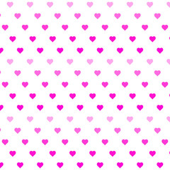 Heart background vector pattern - St Valentines day illustration repeating hearts popular love heart decor inspiration idea