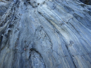 Blue tones natural rock formation texture background