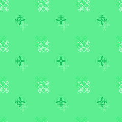 Seamless background pattern with colored varied squares.