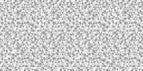 Mosaic pattern from triangles. Seamless abstract texture. Triangle multicolored background. Geometric wallpaper. Print for flyers, banners and textiles. Doodle for design. Black and white illustration