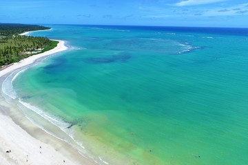 São Miguel dos Milagres and Passo de Camaragibe, Alagoas, Brazil. Fantastic landscape. Great beach scene. Paradise beach with crystal water. Brazillian Caribbean. Dream, peace, balance, inspiration.