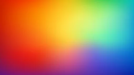 Fotobehang Smooth and blurry colorful gradient mesh background. Modern bright rainbow colors. Easy editable soft colored vector banner template. Premium quality. © writerfantast