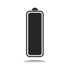 Energy Battery indicator icon with indicator, level of charge. Vector Illustration. White background.
