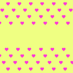 Hearts background - love pattern vector- st. valentine hearts wallpaper - Blank space for text