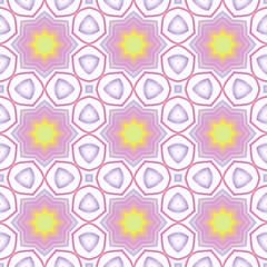 Seamless pattern background with multi-colored wavy lines.