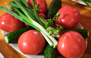 Fresh raw vegetables. Healthy food