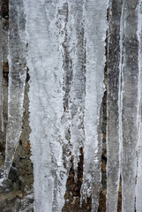 Icy rocks