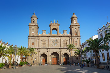 Fototapeta na wymiar Cathedral of Santa Ana, Las Palmas, Gran Canaria, Canary islands