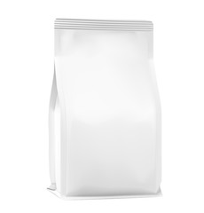 Food bag isolated on white background. Vector illustration. Can be use for template your design, presentation, promo, ad. Taking your 2D designs into 3D. EPS10.