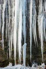Iced waterfall