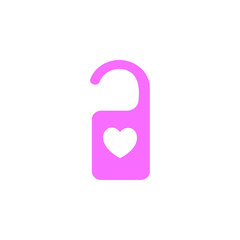 Valentines day, hanger icon. Element of Web Valentine day icon for mobile concept and web apps. Detailed Valentines day, hanger icon can be used for web and mobile