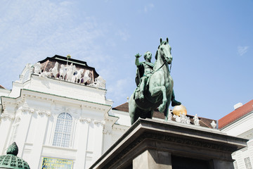 Fototapeta premium Ancient architecture in the center of Vienna
