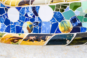 abstract marble bright multicolored mosaic decoration pieces